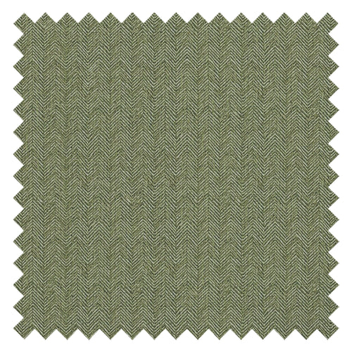 Royal Herringbone Fabric in Lime