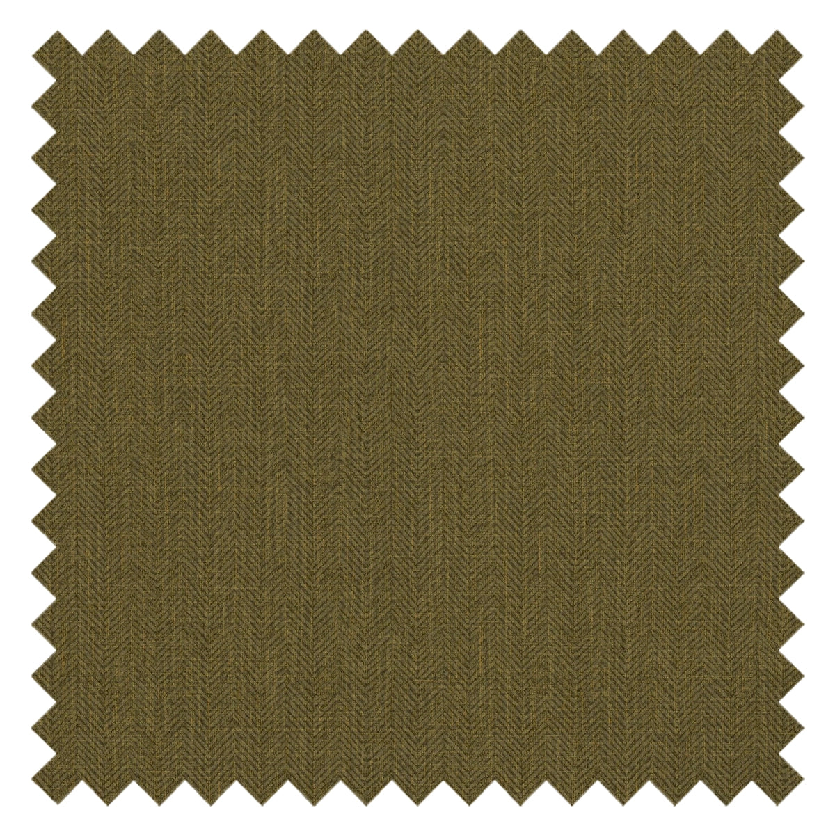 Royal Herringbone Fabric in Olive