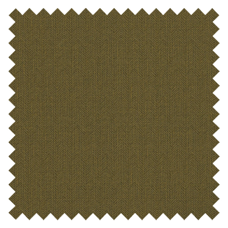 Royal Herringbone Fabric in Olive