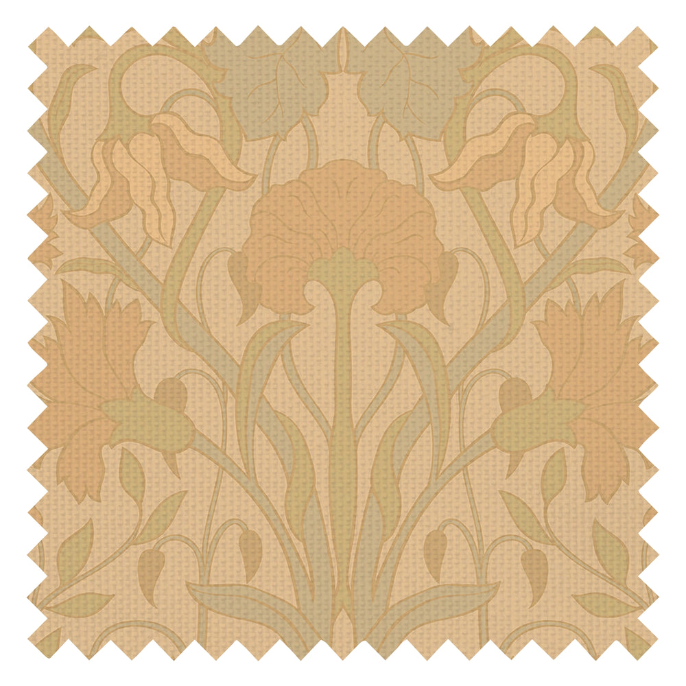 Parisienne Fabric in Vintage Hues on Ochre