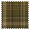 Royal Tartan Fabric in Rich Olive, Ochre and Mustard