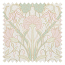 Parisienne Fabric in Pastel Hues on Pearl White