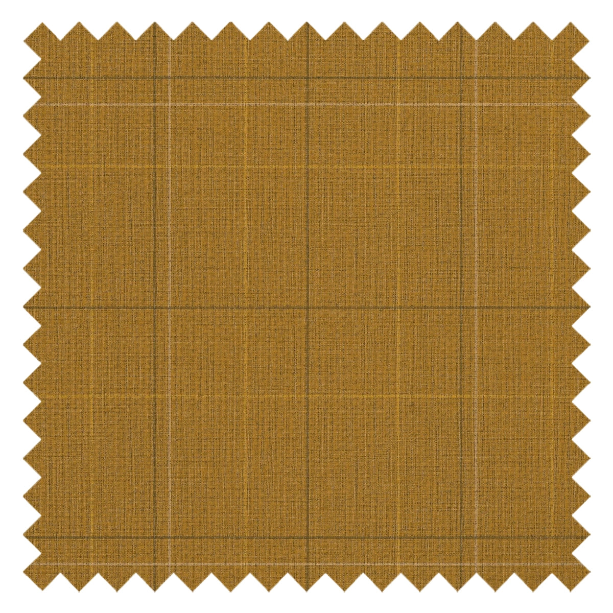 Royal Check Fabric in Mustard, Rich Olive and Yellow