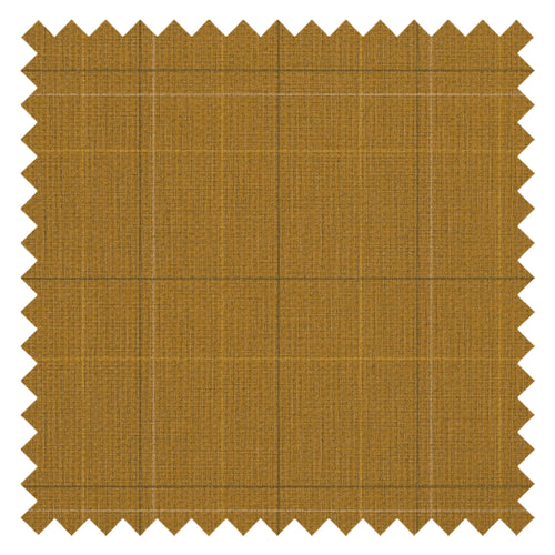 Royal Check Fabric in Mustard, Rich Olive and Yellow