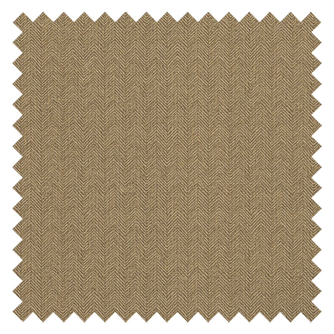 Royal Herringbone Fabric in Caramel
