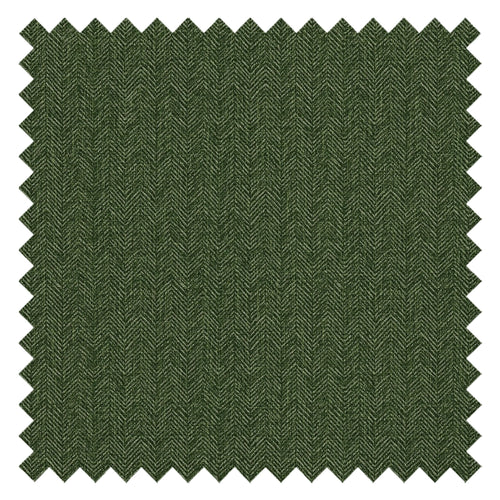 Royal Herringbone Fabric in Green