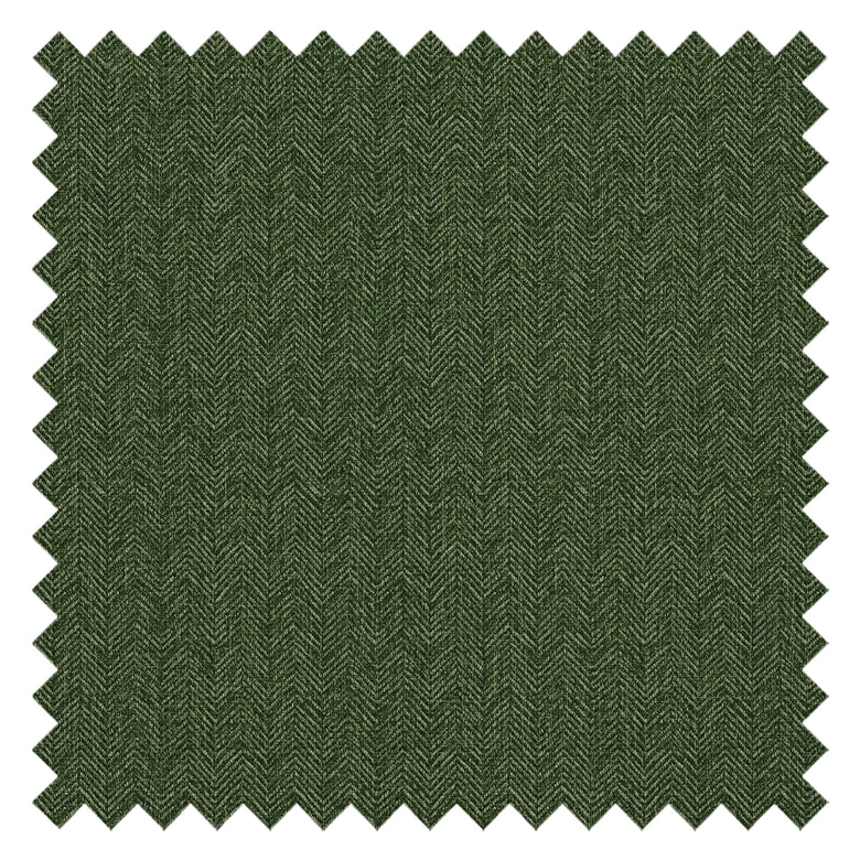 Royal Herringbone Fabric in Green