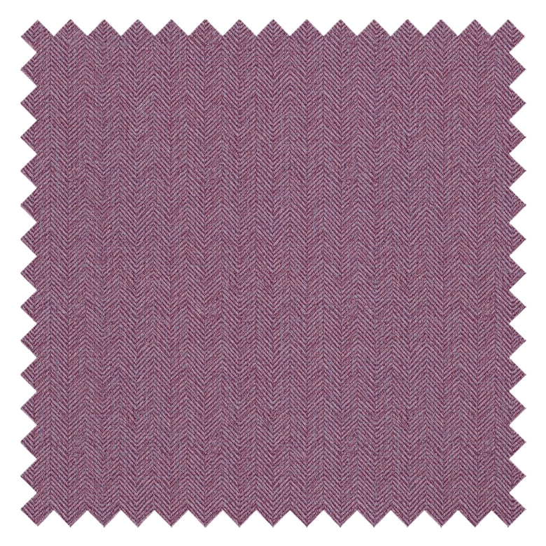 Royal Herringbone Fabric in Plum