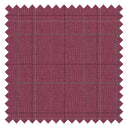 Royal Check Fabric in Berry, Rich Plum and Mint