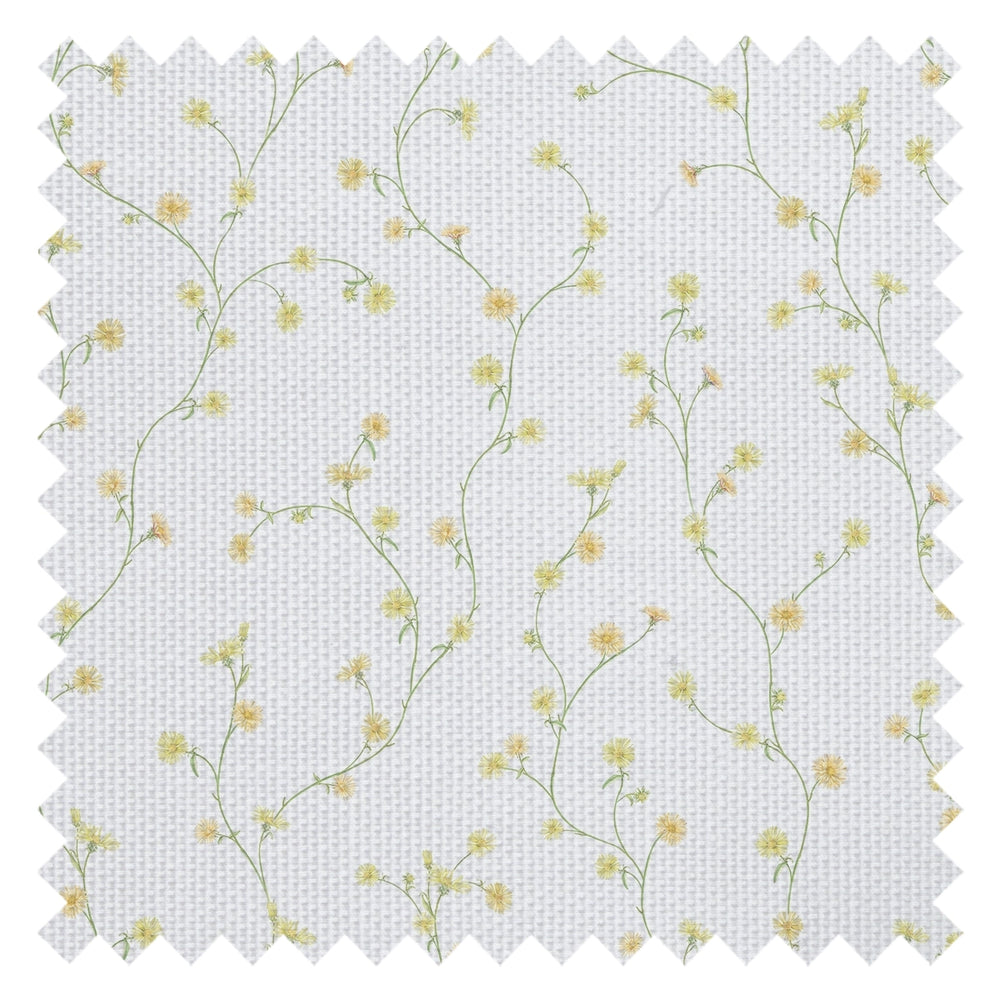 Aster Fabric in Soft Yellow and Orange