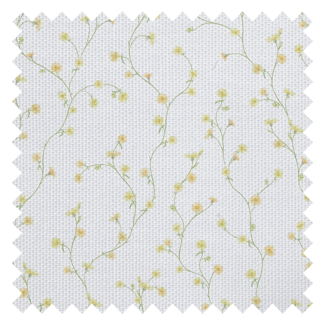 Aster Fabric in Soft Yellow and Orange
