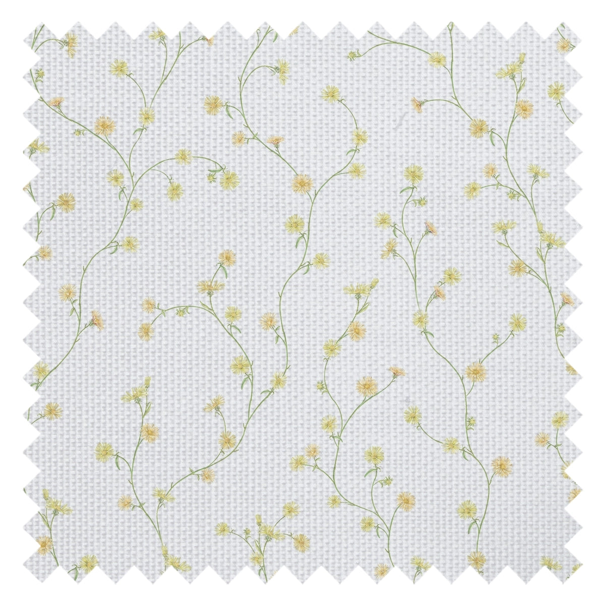 Aster Fabric in Soft Yellow and Orange