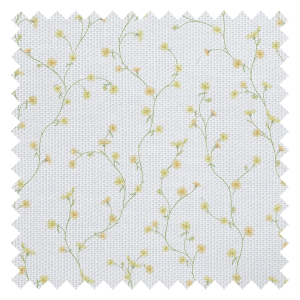 Aster Fabric in Soft Yellow and Orange