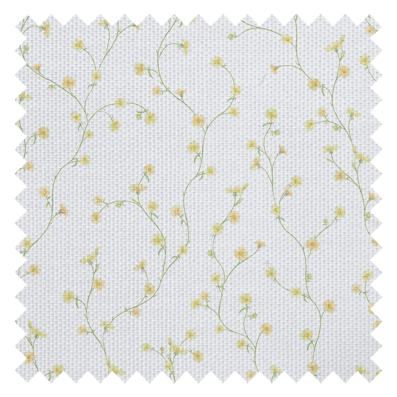 Aster Fabric in Soft Yellow and Orange