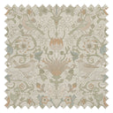 Garden Visitors Fabric in Latte and Hazelnut on Warm Cream