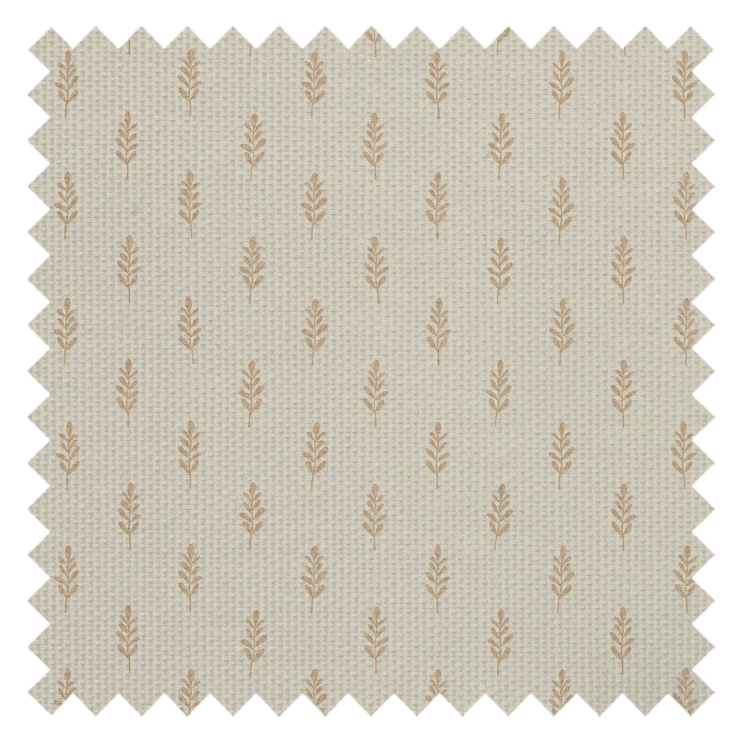 Rowan Fabric in Latte on Warm Cream