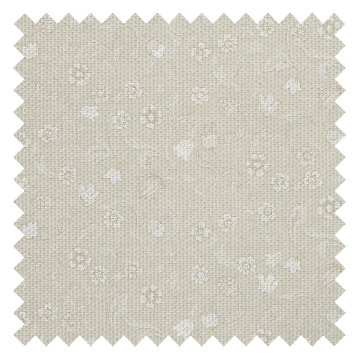 Rosehill Cottage Fabric in Cream on Buttercream