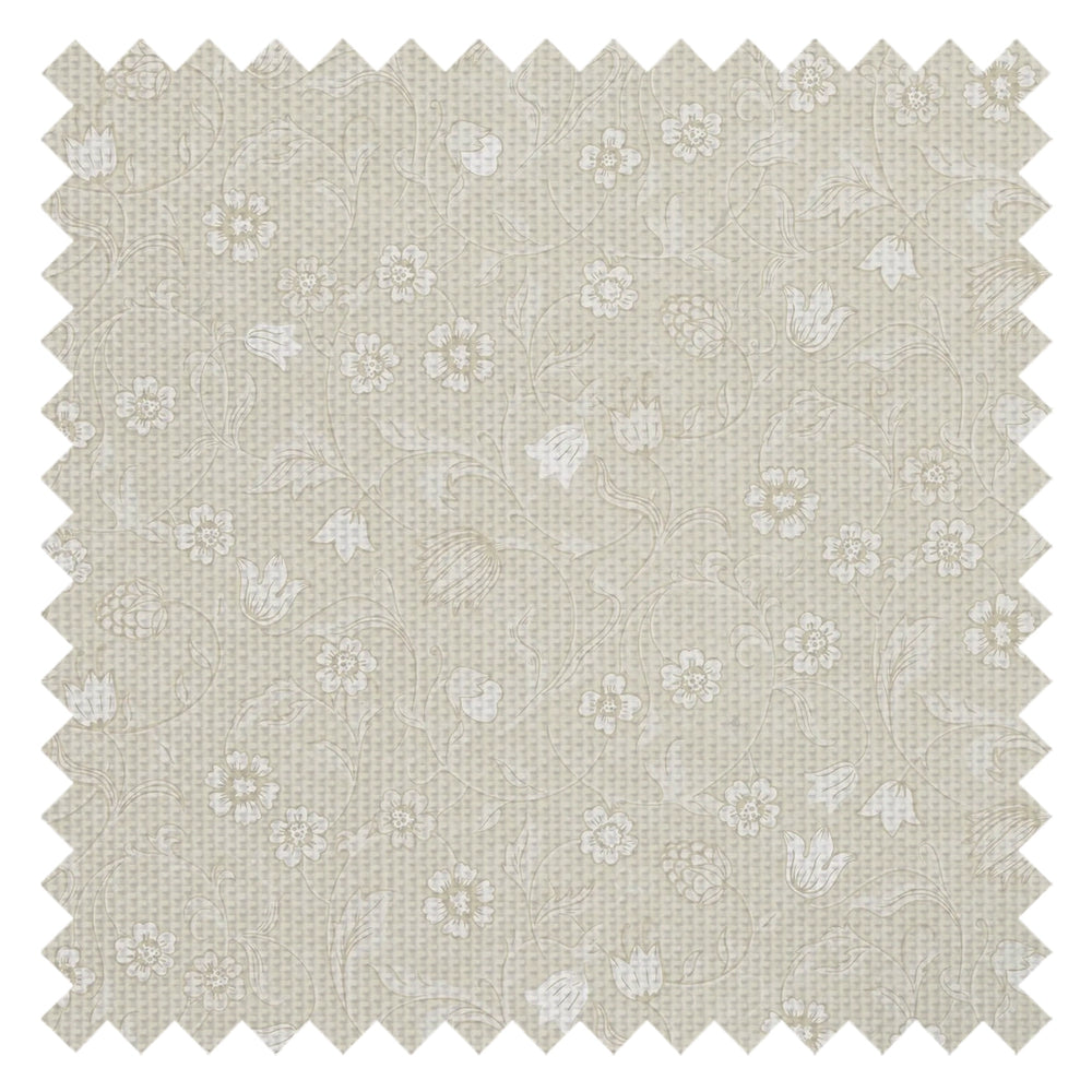 Rosehill Cottage Fabric in Cream on Buttercream