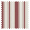 Beaumont Stripe Fabric in Aged Ivory and Claret