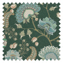 Beaumont Fabric in Seafoam on Hunter Green