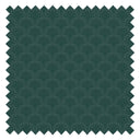 Nouveau Palm Fabric in Teal