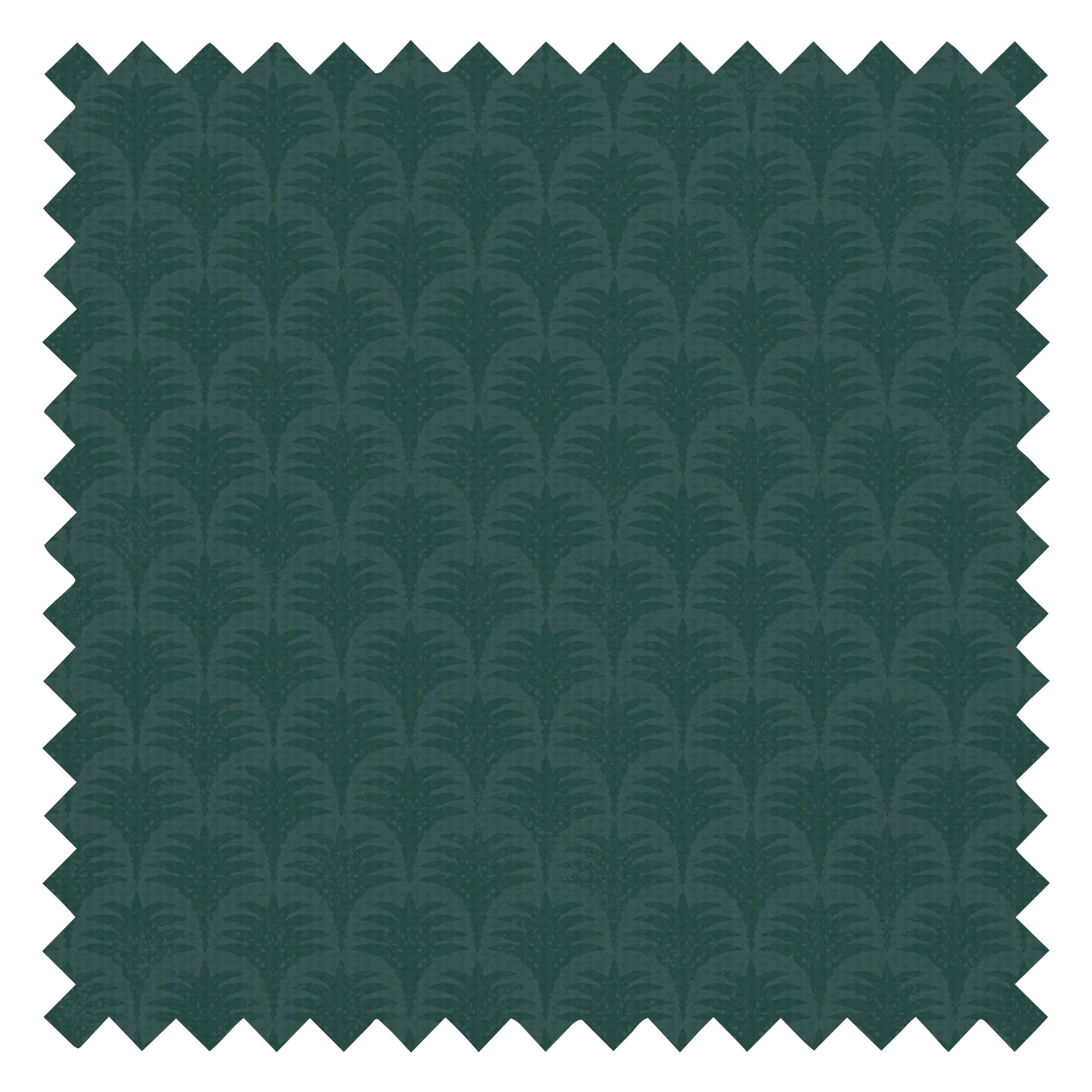 Nouveau Palm Fabric in Teal