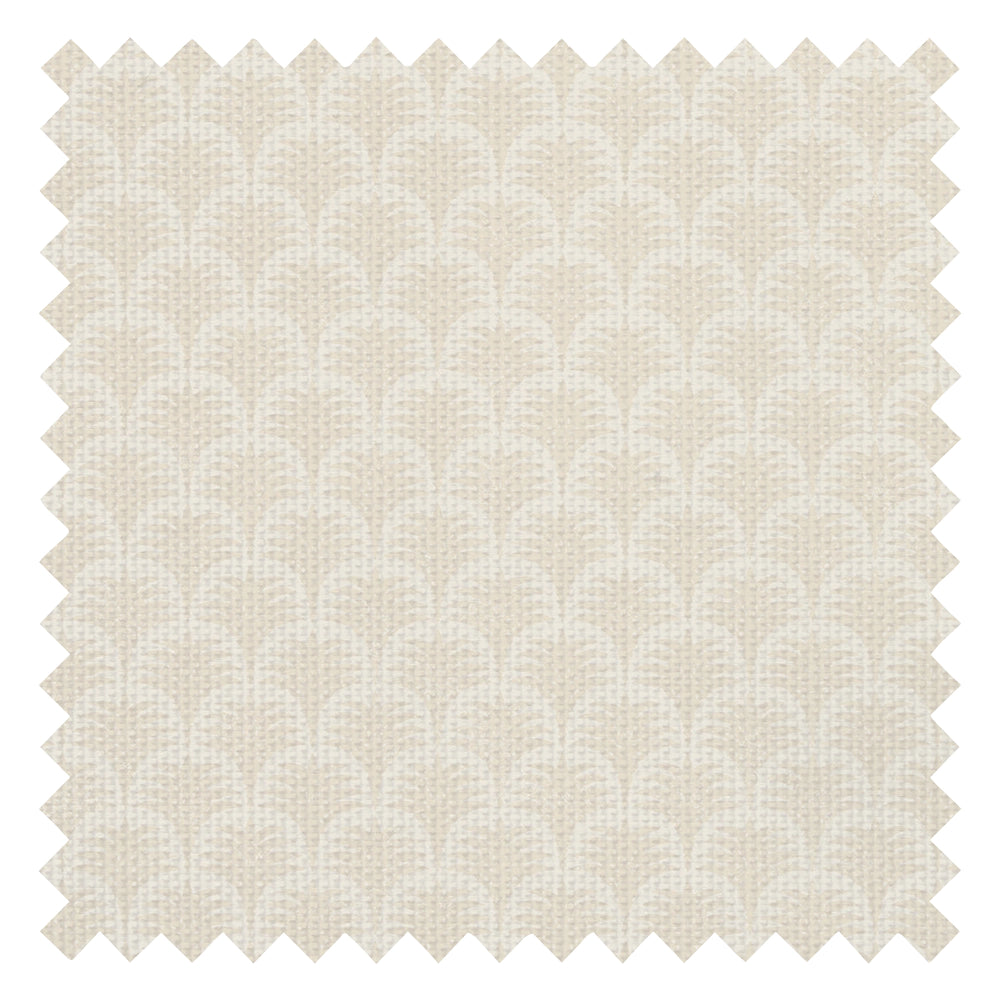 Nouveau Palm Fabric in Vintage Cream